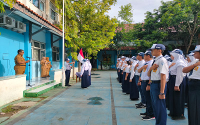 Resmi Dilantik, Pengurus OSIS SMP N 7 Tegal Masa Bakti 2024 Siap Bertugas